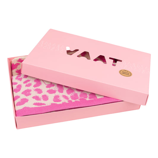 Gift set I love leopard pink / sand